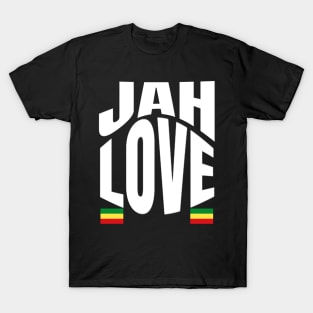 Jah Love Rasta Lion Reggae Rastafari T-Shirt